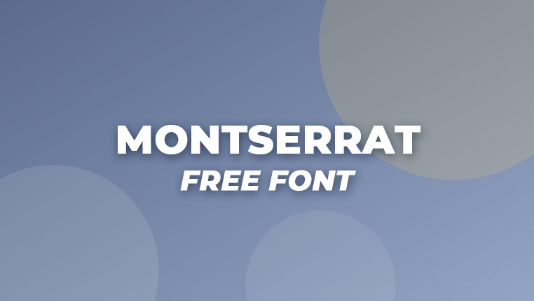 Montserrat - 9字重几何无衬线经典，SIL OFL 开源免费商用封面